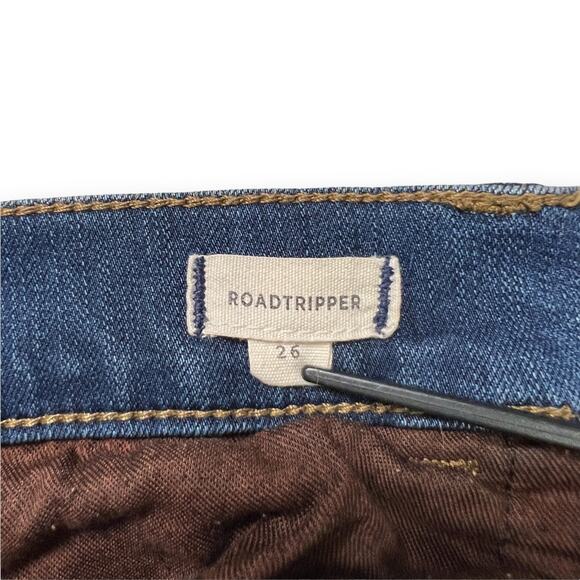 Madewell High-Rise Roadtripper Jeans SIZE 26 x 30 Blue Wash Stretch Denim - Picture 6 of 14